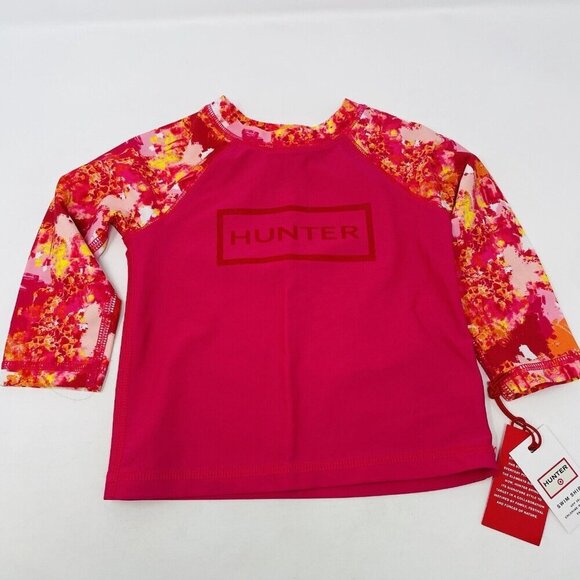 Hunter for Target Baby Girls 18M Long Sleeve Swim Shirt Rash Guard UPF 50+ 756 - Picture 1 of 7